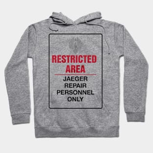 Forbidden Zone Repair restricted area Hoodie